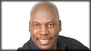 man in black collared shirt portrait photo