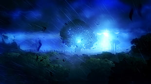 green trees animated wallpaper, Ori and the Blind Forest, forest, trees, spirits