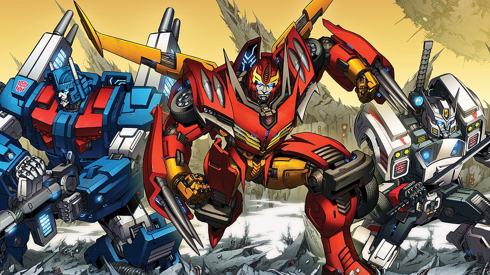 Transformers comic book artwork, Transformers, artwork HD wallpaper