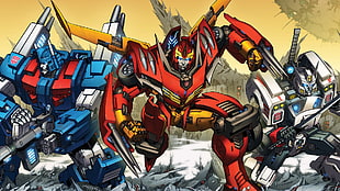 Transformers comic book artwork, Transformers, artwork