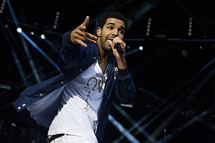 Drake performing live on stage HD wallpaper