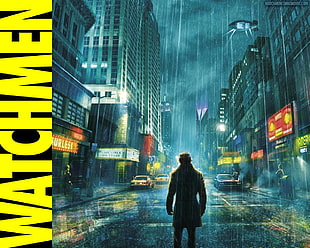 Watchmen digital wallpaper, Watchmen, Rorschach, movies
