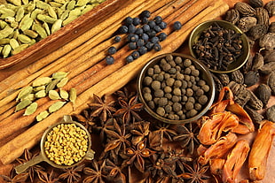 assorted spices, food, spices