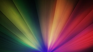 multicolored rays wallpaper