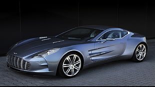grey sports car, car, Aston Martin, vehicle