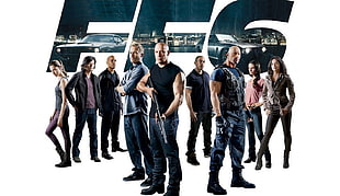 Fast & Furious 6 digital wallpaper, movies, Fast and Furious