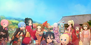 group anime character wallpaper