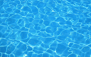 blue water