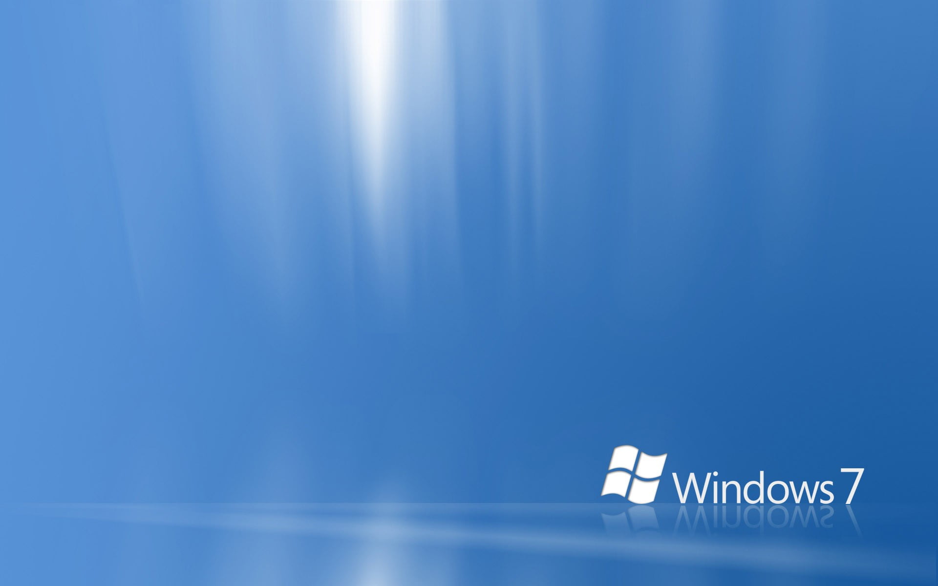 Windows 7 logo, Windows 7, Microsoft Windows, minimalism, blue ...