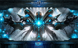 Blizzard Starcraft 3D wallpaper, Starcraft II, Protoss, video games