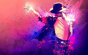 art painting of Michael Jackson