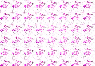 photo of pink star illustration