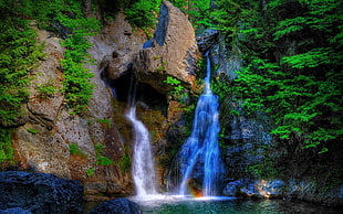 water falls, nature, landscape, waterfall, water HD wallpaper