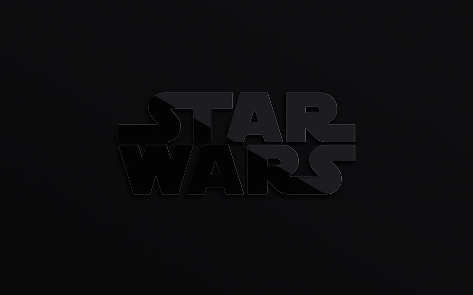 Star Wars logo, Star Wars, minimalism, movies, artwork HD wallpaper