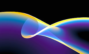 screenshot of purple, blue, and yellow light