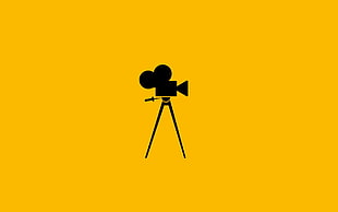 black Video camera illustration