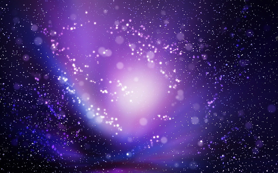purple and white galaxy wallpaper HD wallpaper