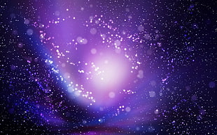 purple and white galaxy wallpaper
