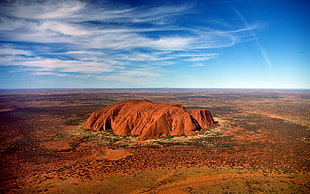 brown canyon, nature, landscape, Uluru, Australia HD wallpaper