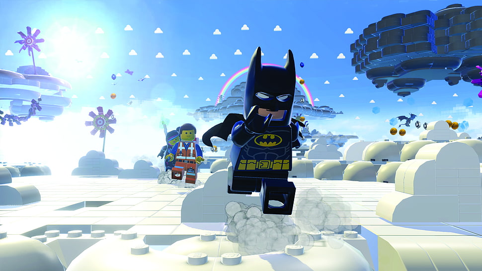 movie scene of Lego Batman HD wallpaper