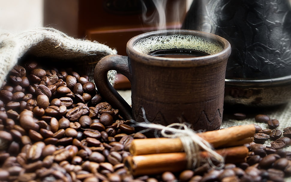 coffee beans HD wallpaper