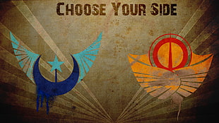 choose your side poster, My Little Pony HD wallpaper