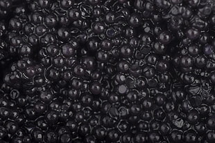 stack of black pearls