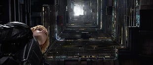 woman standing near high-rise building HD wallpaper