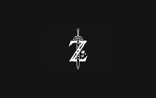 Legend of Zelda logo, The Legend of Zelda, The Legend of Zelda: Breath of the Wild, tloz, minimalism