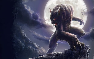 werewolf wallpaper, werewolves