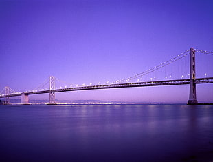long bridge photography HD wallpaper