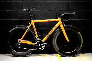 yellow Legend road bike, carbon fiber , road, wheels HD wallpaper