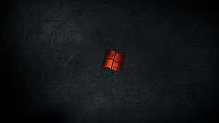 Windows logo digital wallpaper, dark, Microsoft Windows