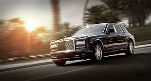 black Rolls Royce Phantom