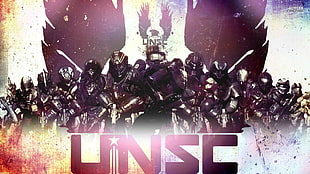 UNSC poster, video games, UNSC Infinity, Halo, Halo 4 HD wallpaper