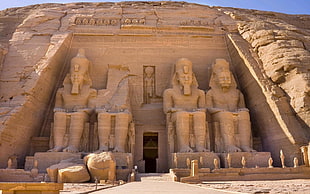Egypt landmark, Egypt, Egyptian, ancient, building HD wallpaper