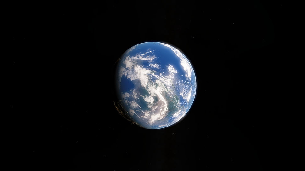 planet earth, space, Space Engine, planet, Earth HD wallpaper