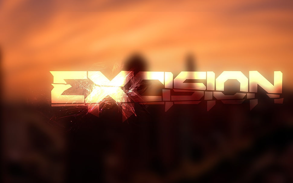 white and red lighted ceiling lamp, dubstep, excision, digital art HD wallpaper