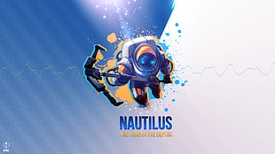 Nautilus digital wallpaper, League of Legends, Nautilus
