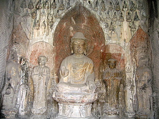 Gautama Buddha figurine HD wallpaper