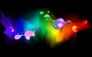 abstract color illustration HD wallpaper