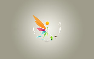 fairy logo, minimalism