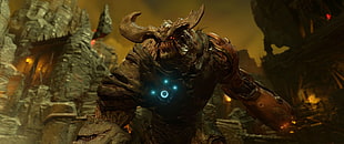 digital wallpaper, Doom (game)