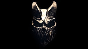 gray skull logo, Satan, Alex Terrible, Misery Sermon, mask HD wallpaper