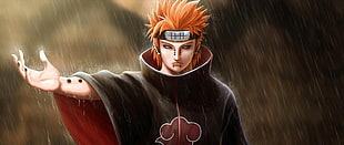 Pain from Naruto illustration, ultra-wide, Naruto Shippuuden