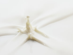 time lapse photography of milk