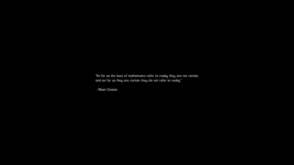 white text with black background, quote HD wallpaper