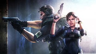 Resident Evil Revelation 1 poser, Jill Valentine, Resident Evil, video games