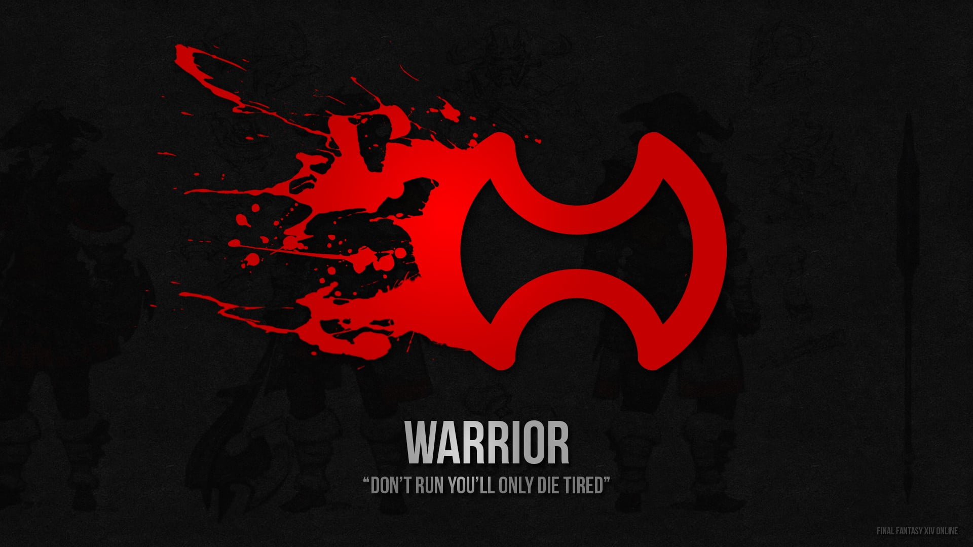 red Warrior 3D wallpaper