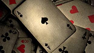 Ace of Spade playing card HD wallpaper
